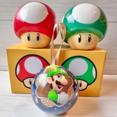 即日発送 調味料入れソルト＆ペッパー スーパーマリオスーパーキノコ・1UPキノコ — image 1