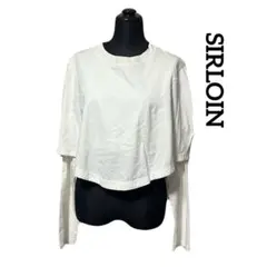 SIRLOIN ホワイト クロップド丈 Tシャツ M — image 1