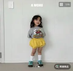 【新品未使用韓国直送】A MORE 26/SM シャボン玉パンツ夏服韓国子供服 — image 1