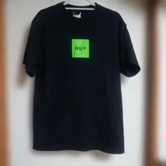 HUF ボックスロゴ Tシャツ ブラック Mサイズ — image 1