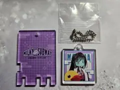 銀河特急ミルキー☆サブウェイ　極楽湯　銭湯錠風キーホルダー　マキナ — image 1