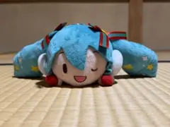 初音ミク 寝そべりぬいぐるみ クリスマス 2019 ウインク — image 1