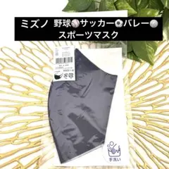 スポーツマスク　ミズノ　ネイビー　ドット柄 Lサイズ — image 1