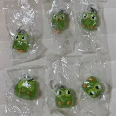 デュオリンゴ duolingo めじるしアクセサリー フルコンプ 6個セット — image 1