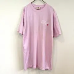 コンフォートカラーズ フラミンゴ柄 Tシャツ クルーネック 半袖 M 桃 綿 — image 1