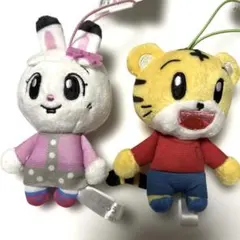 しまじろう みみりん ぬいぐるみ マスコット 2点セット — image 1