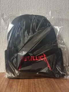 【新品未使用】METALLICA ロゴ刺繍 ニット帽 ブラック — image 1