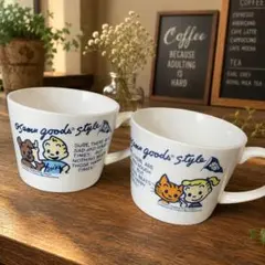 オサムグッズ マグカップ２個　レア　廃盤品　ペア — image 1