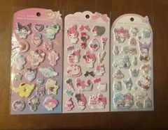 正規品　サンリオ　ジュエルマシュマロステッカーズ　３枚セット　新品 — image 1