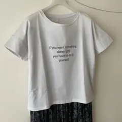 カットソー　半袖Tシャツ/コットンTシャツ　【美品です】 — image 1