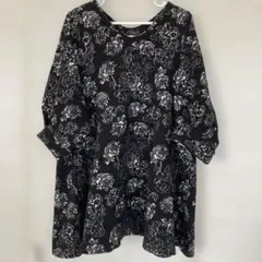 Weaver 花柄7分袖チュニック — image 1
