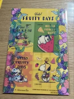 PEANUTS Afternoon Tea ステッカーセット — image 1