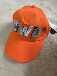 DWD スパンコールロゴ キャップ オレンジ　サイズ99（F） — image 1