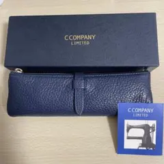 [美品]C COMPANY ルポセカンドペンケースネイビー — image 1