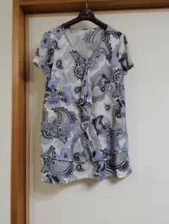 コルディア ペイズリー柄 チュニックブラウス — image 1