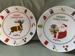 銀座コージーコーナー 2013 クリスマスプレート 2枚セット — image 1