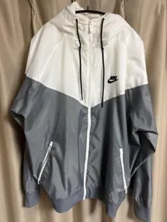 【HIRO様】 NIKE ナイロンジャケット ホワイト グレー — image 1