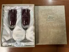 未使用WIWAHA BALIペアシャンパングラス フルートグラス コースター箱付 — image 1