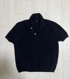 H&M ポロシャツ ブラック Lサイズ　ニットタイプ — image 1