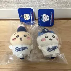 ちいかわ×MLB TOKYO SERIESマスコット　 ドジャース　2品セット — image 1