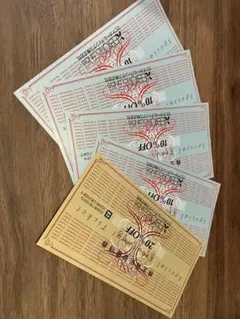 ゼビオ 株主優待券 20%OFF 1枚 10%OFF 4枚 — image 1