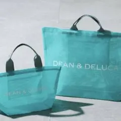 DEAN & DELUCAメッシュトートバッグ ターコイズ S 新品未使用 — image 1