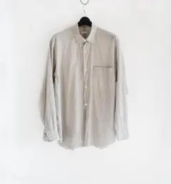 COMOLI  KHADIコットン コモリシャツ STRIPE カディ — image 1