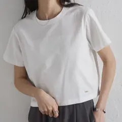 【新品未使用】RANAN クロップドＴシャツ(ホワイト) — image 1