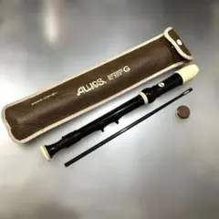 AULOS ソプラノリコーダー 502 清掃棒　ケース付き — image 1