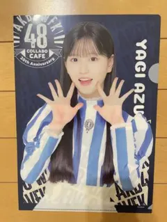 八木愛月 AKB48 ウェンディーズ コラボ クリアファイル — image 1