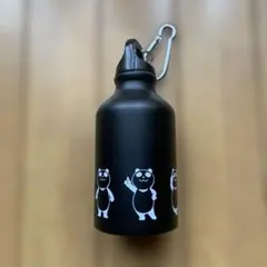 【非売品】ブラックフライデー イオン パンダイラスト付き アルミマウンテンボトル — image 1
