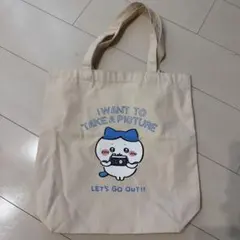 ちいかわ　ハチワレ　カメラ　トートバッグ — image 1