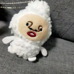 コビトづかん カクレケダマ ぬいぐるみ キーホルダー — image 1