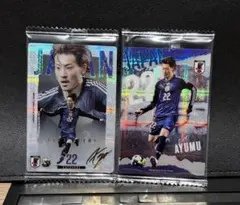 ツイン ウエハース サッカー 日本代表 レア ノーマル 瀬古 歩夢 — image 1