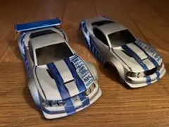 ミニ四駆 ワイスピR34風　ボディ 2個セット — image 1