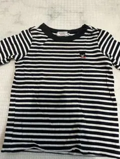 DOUBLE.B 長袖ストライプTシャツ 80 — image 1