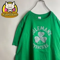 【c074】Tシャツ プリント サークルロゴ ゆるだぼ アースカラー 古着 — image 1