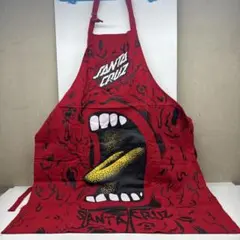 SANTA CRUZ エプロン レッド スクリーミングハンド — image 1
