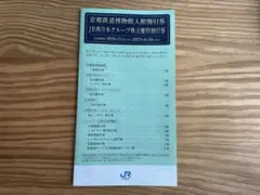 JR西日本グループ 2026年株主優待割引券 鉄道博物館 ホテル レストラン等 — image 1