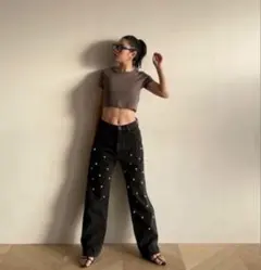 searoomlynn リサイクルコットンクロップドTシャツ — image 1
