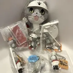 キャラクターグッズ　仕事猫　マスコットぬいぐるみ　ミニフィギュアまとめ売り — image 1
