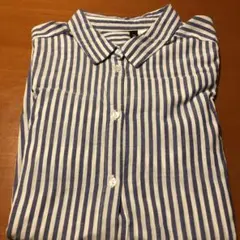 ストライプ長袖シャツ　36 — image 1