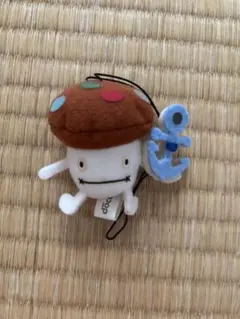 docomo ドコモダケ ぬいぐるみ ストラップ 錨モチーフ — image 1