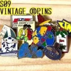 Vintage 10 Pins ヴィンテージ ピンズ 10個セット — image 1