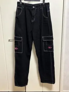 【美品】SHEIN カーゴパンツ ブラック ユニセックス — image 1