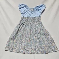 moo non non ワンピース 100cm 花柄 綿100% コットン — image 1