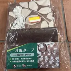 洋風タープリーフ柄約240✖️240サンシェード1枚 — image 1