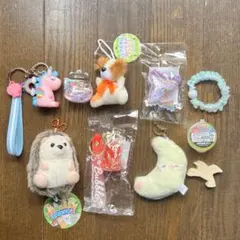 キッズ　ガールズ　雑貨　まとめ売り　キーホルダー　スクイーズ　キラキラ — image 1