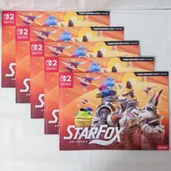 スイッチ2専用ソフト スターフォックス 宣伝冊子5枚セット — image 1