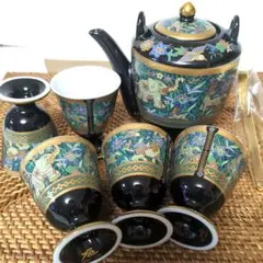 Eclectique kaikaiエクレクティックカイカイ　象更紗　酒器セット — image 1